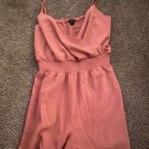 Justify dark pink romper